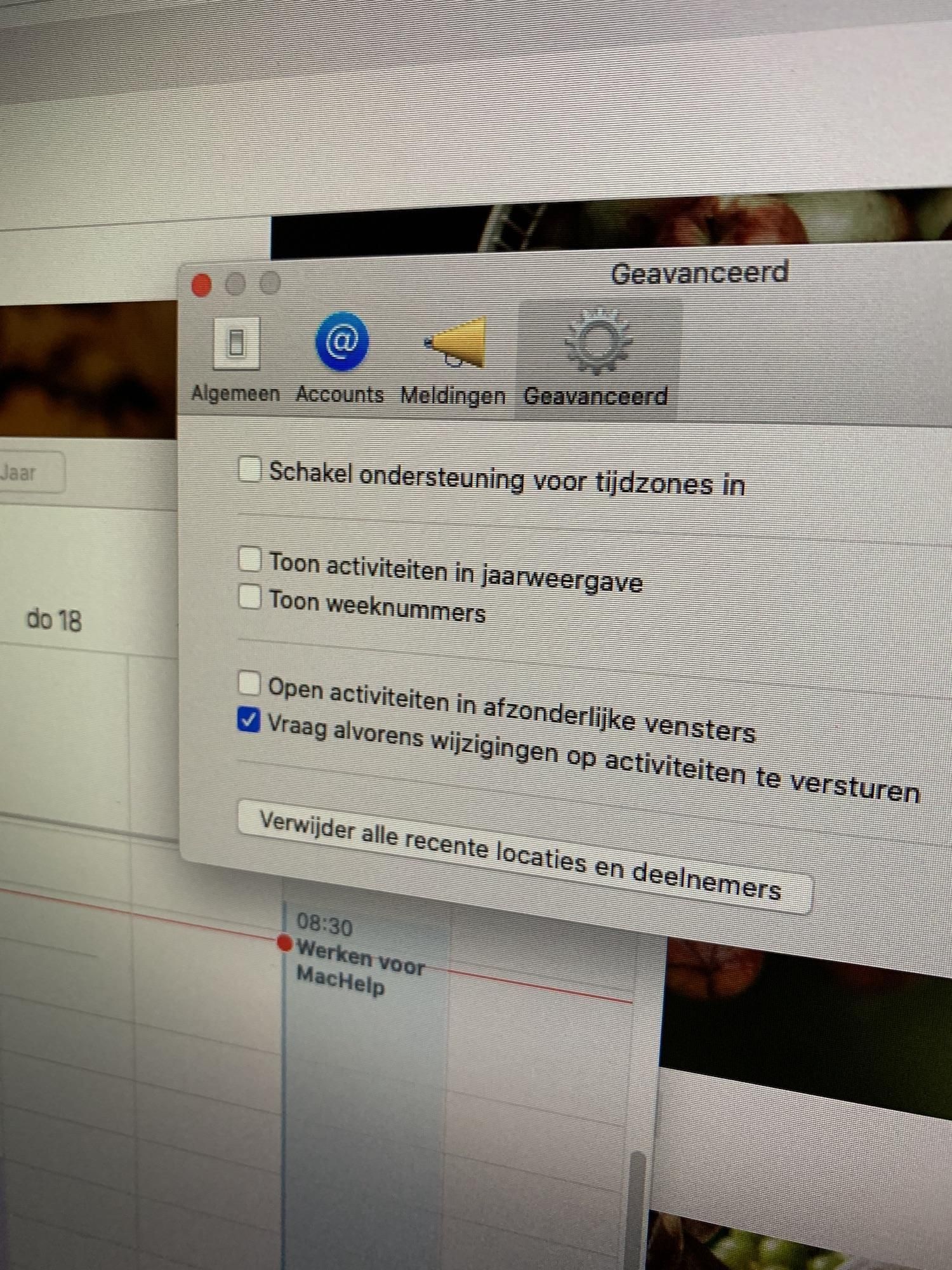 Weeknummers (en meer) weergeven in iCal