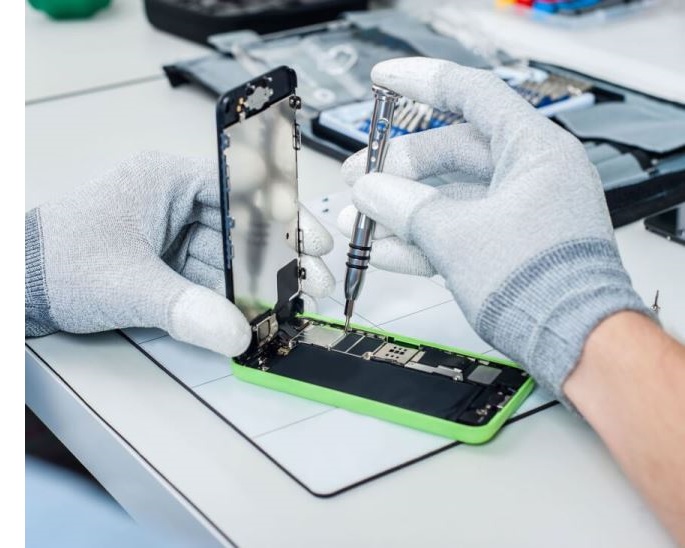 Apple reparatie van telefoon