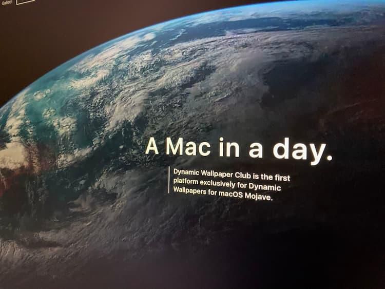 Dynamische bureaublad achtergrond afbeelding op je Mac