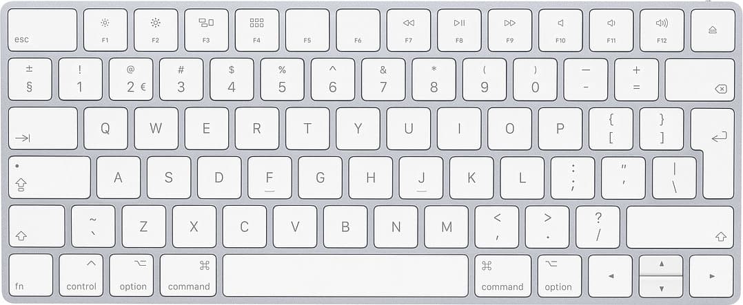 Nederlands Apple toetsenbord met sneltoetsen