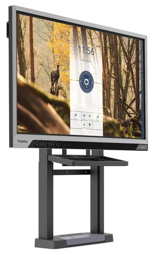 Prowise touchscreen op verrijdbare stand voor flexibele inzet in klaslokalen