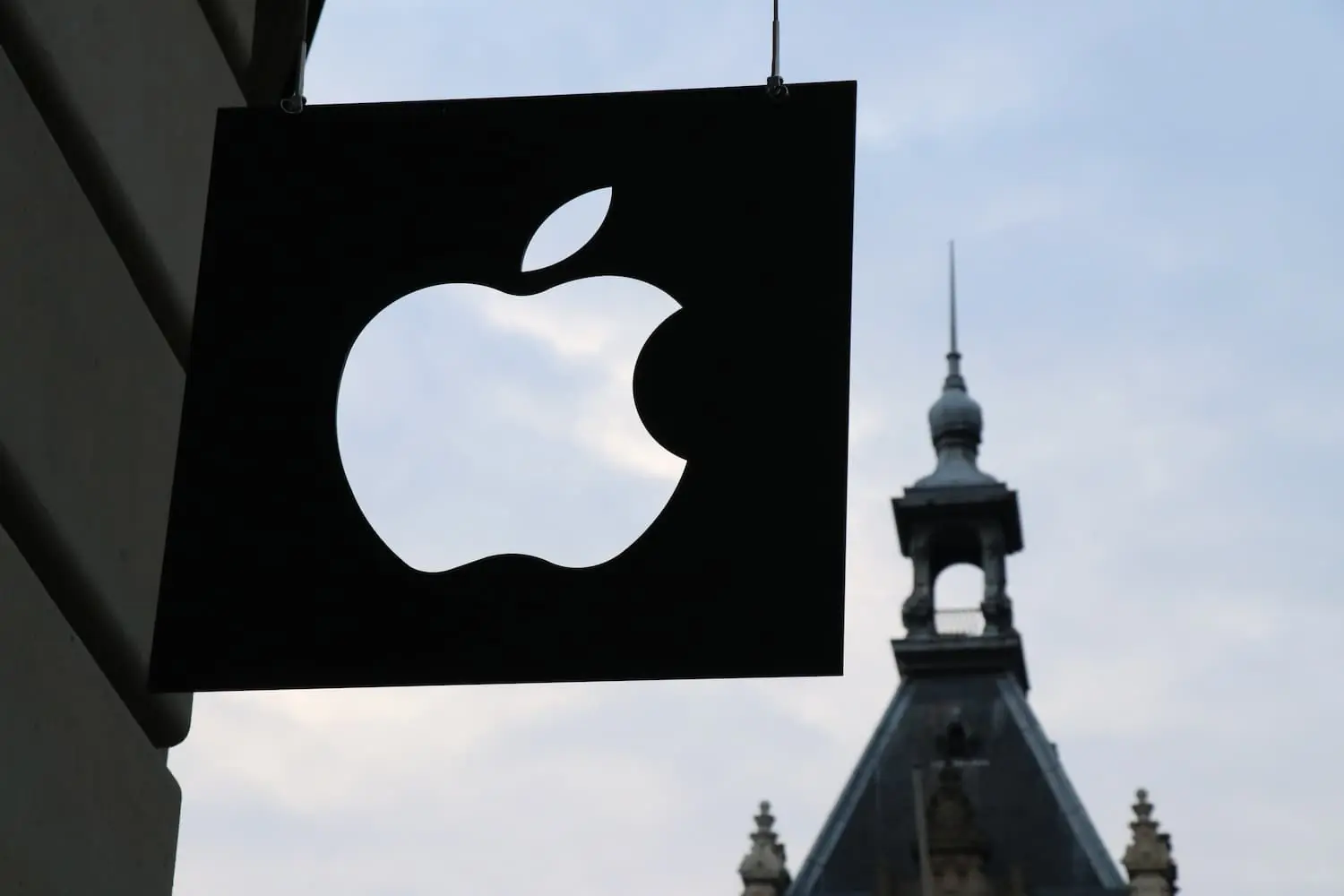 Apple logo bord voor kerk - Apple support bij Machelp