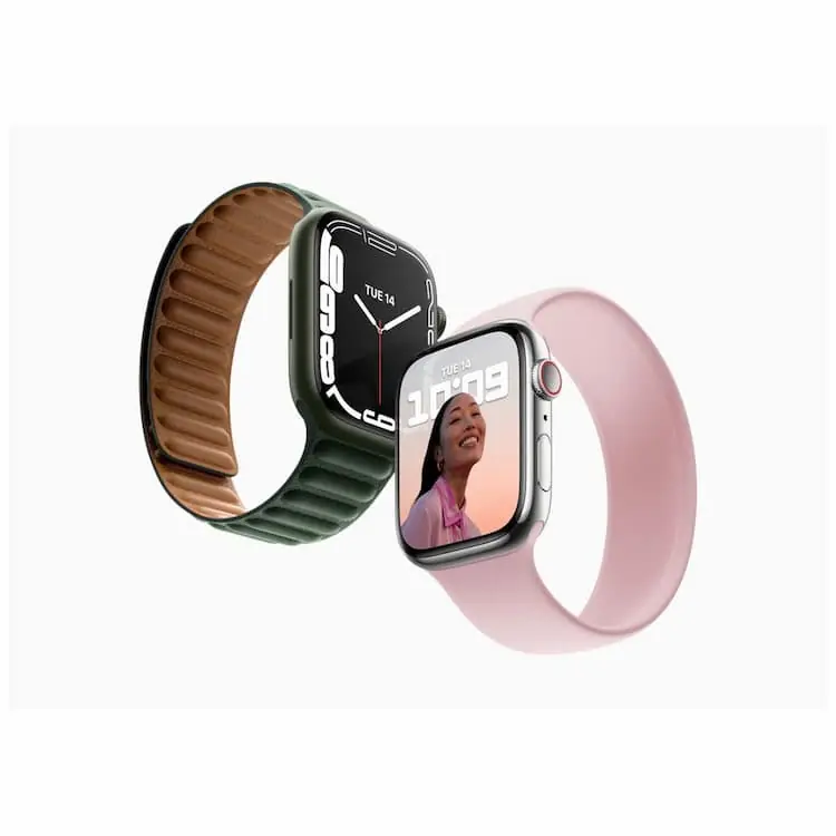 Apple Watch smartwatch met sportband en helder OLED-display
