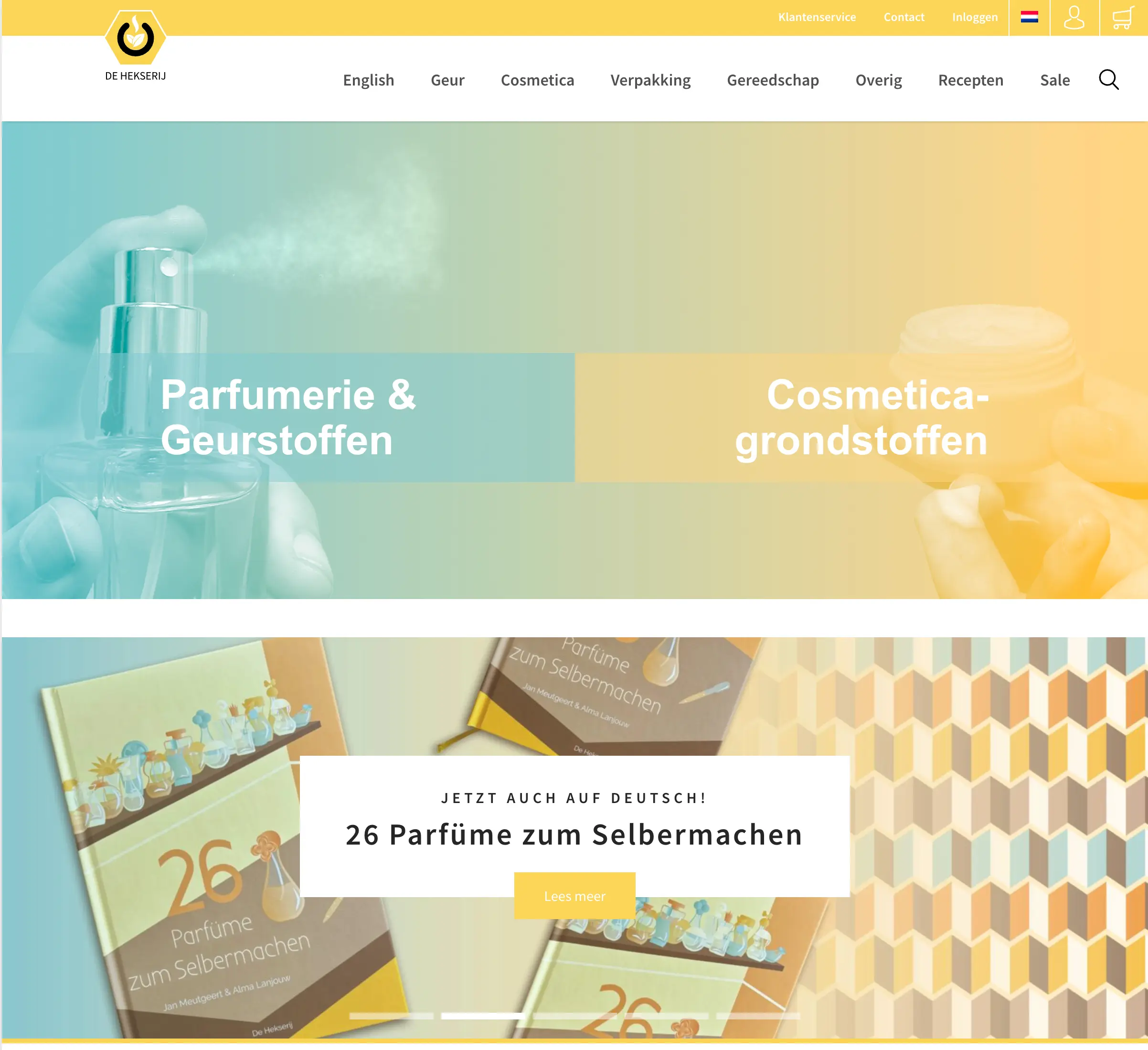De Hekserij website